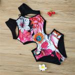 Women Sexy Printed Bikini Set Push-Up Padded Bow Swimwears Swimsuit Beachwear