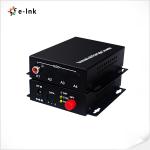 Single Fiber SC Connector 20km RCA Audio Over Fiber Optical Converter