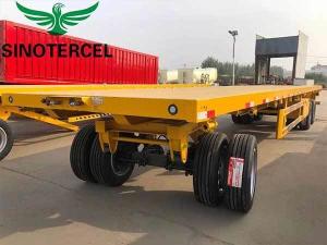 Wholesale Aluminum Flatbed Full Trailer 20000kg Semi Flatbed Trailers For Sale from china suppliers