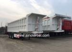 Length 7500mm Tipper Semi Trailer Truck Tipping Trailers