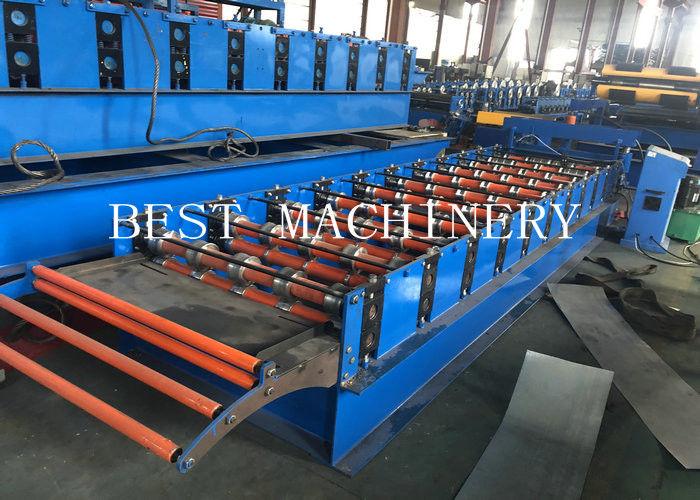 3KW Chain Driven Metal Roofing Sheet Making Machine With PLC Control System