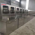 Polished Stainless Steel Lab Bench for Educational Institutions