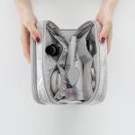 Polyester Waterproof Magic PVC Cosmetic Bag For Ladies