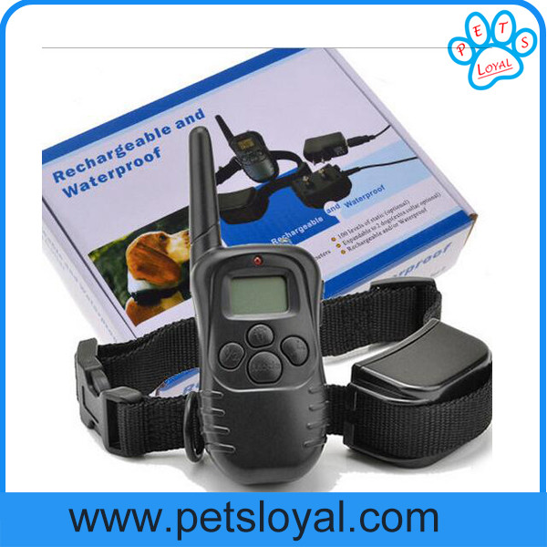 Remote Dog Training Collar 300 Meters LCD Bark Stop Collar China Factory