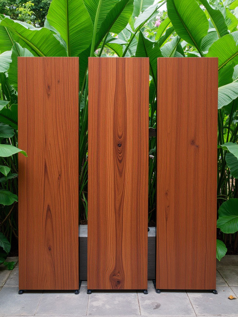 Wooden Aluminum Composite Panel High-Impact Woodgrain ACP Sheet Weatherproof for Office Exteriors Platform Cladding