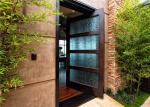 Outside Big Entry Solid Wood Entrance Doors Swing Pivot For Hotel Office
