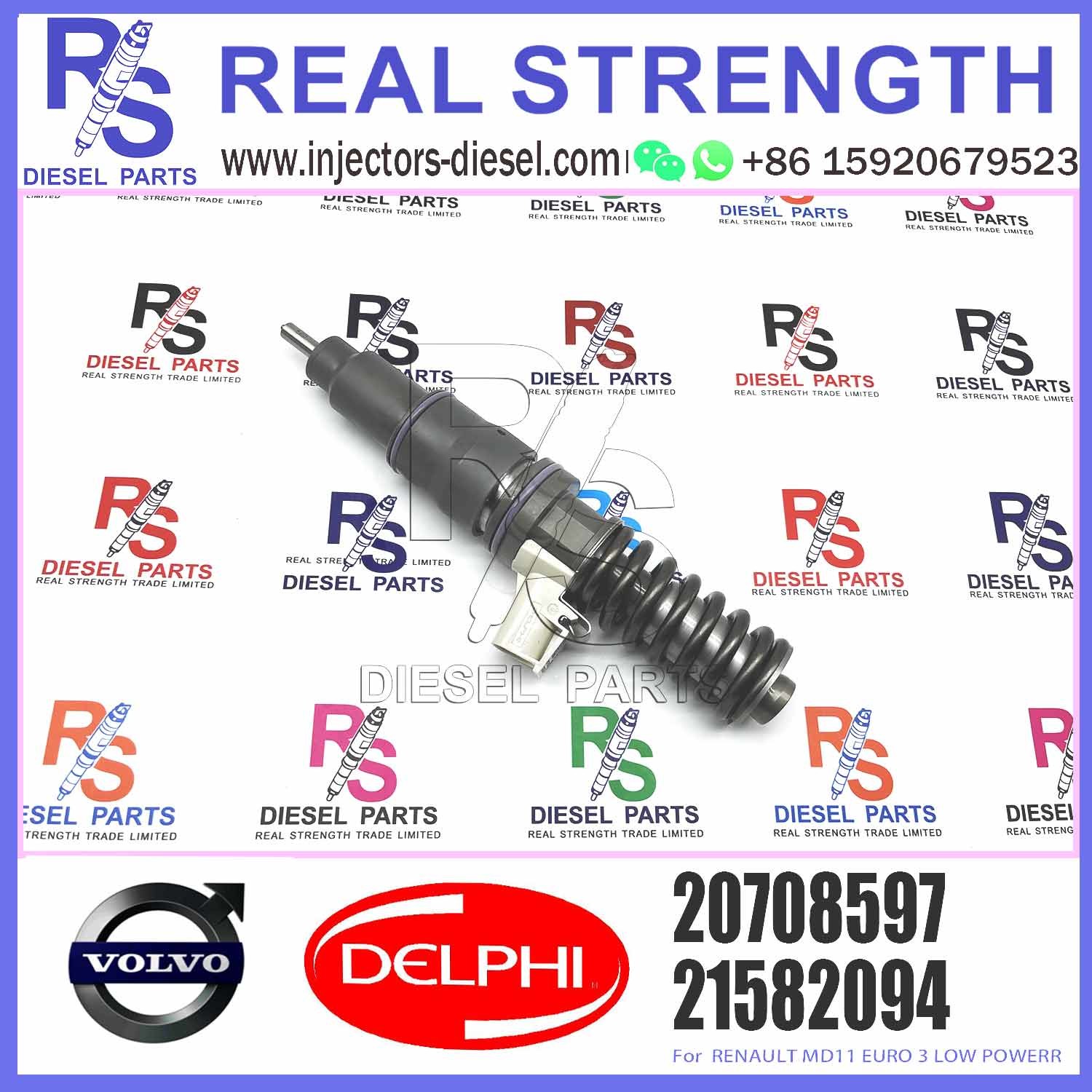 Diesel Fuel Injector 7421582094 7421644596 5001867216 7420708597 20708597 E3.18 for V-O-L-V RENAULT 11LTR EURO3 LO
