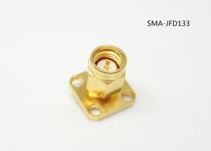 Wholesale 50 Ohm RoHS Compliant Brass SMA Male Series Coaxial Connector from china suppliers