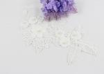 Embroidered Lace Collar Applique Beaded Floral Lace Neck Applique For Dress