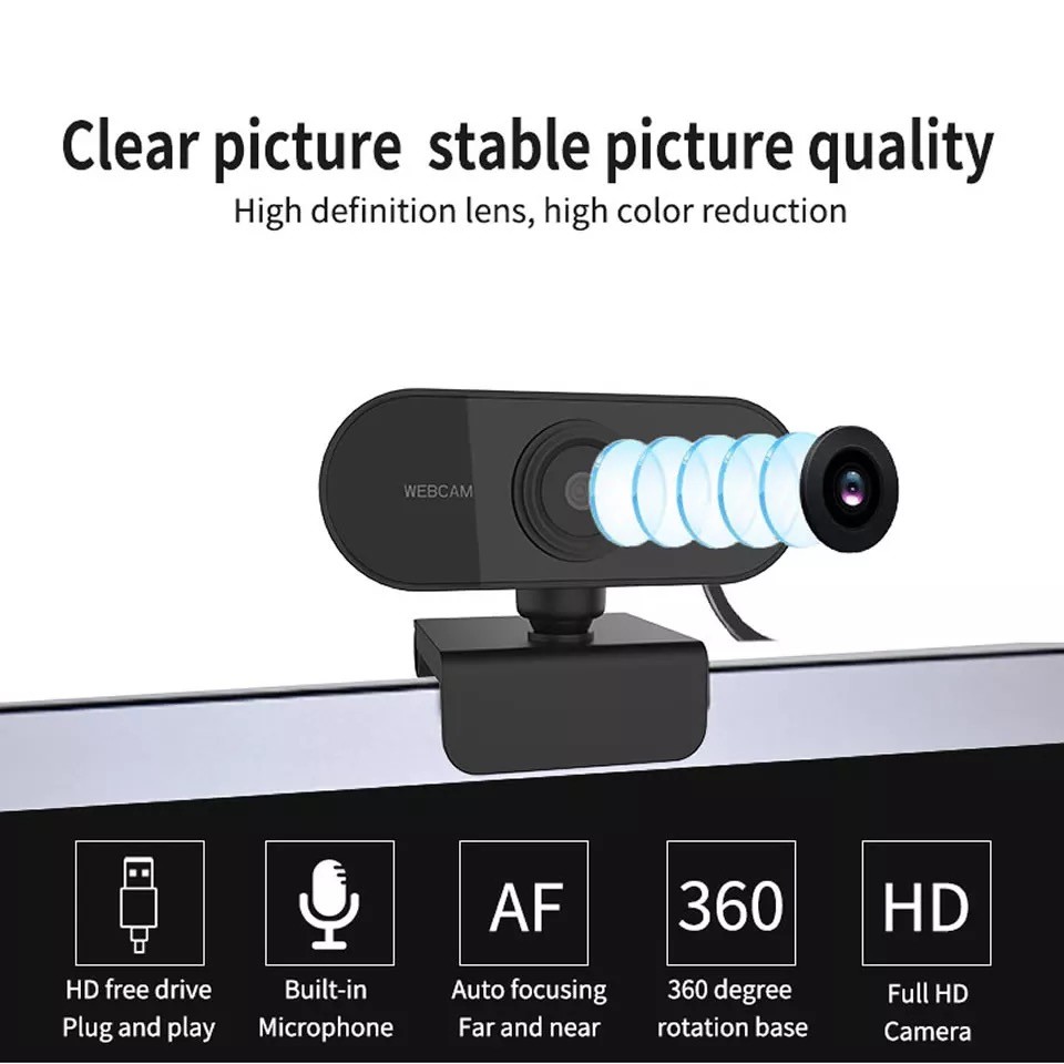 USB Free Desktop 5V HD USB Webcam 2160P Video Conference Streaming
