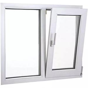 Wholesale UPVC / PVC Double Glass Tilt And Turn Windows Double Glazed Inward Opening from china suppliers