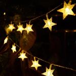 10m LED Star String Lights Christmas Garland Battery USB Powered Led Wedding