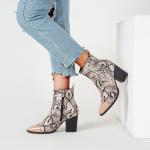 YTH025 Shoes Metal Chain Children'S Boots Autumn 2021 New Fashion Stiletto High
