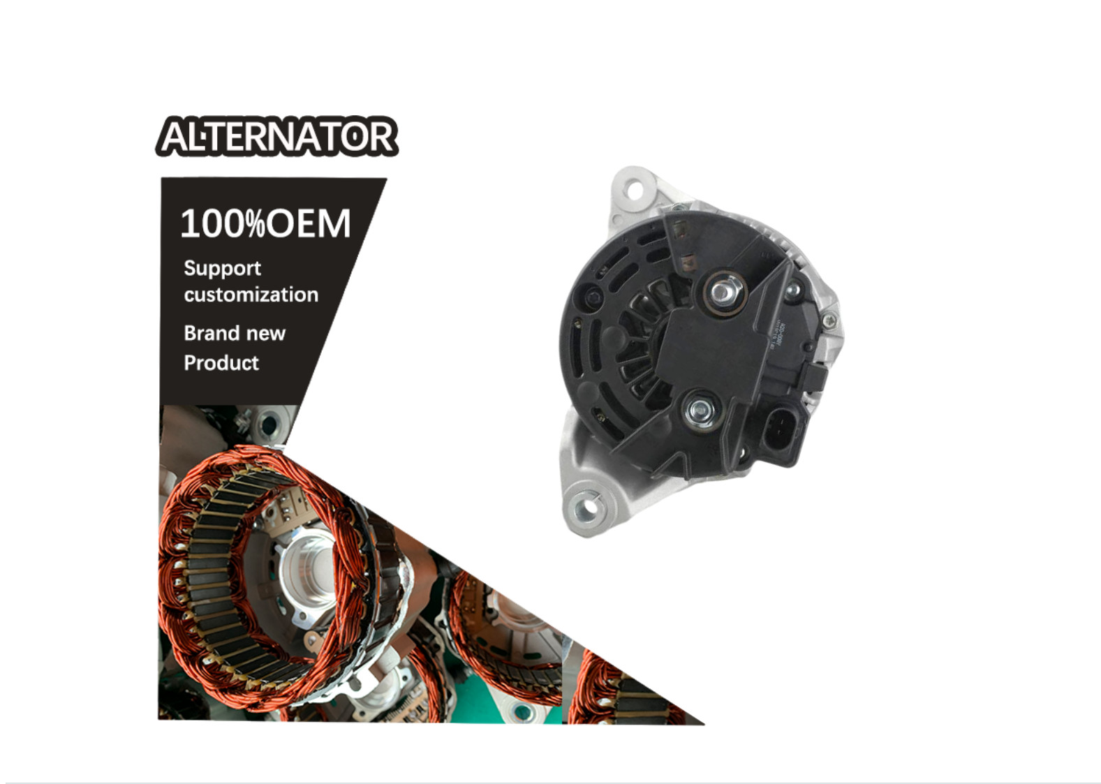 Alternador 12V 140A CA1913IR 504057813 504204173 87359905 0124525064 0124525119 0124525125 0986049950 1986A00533