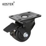 Nylon Heavy Duty Black Low Gravity 3inch 4inch 600kg Castor for Industrial