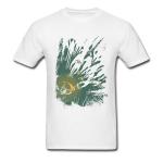 Colorful Custom Anime T Shirts Zombie Shadows 3XL Short Sleeve Cooling