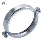 Standard Zinc Plated 90mm 50mm Iron Teeth Pipe Clamps
