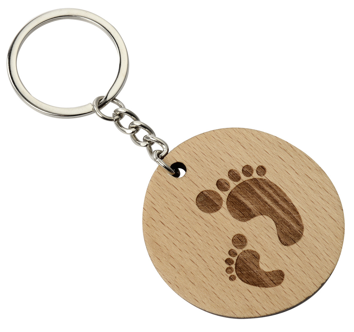 Upgrade Your Keychain With Engraved Wooden Key Ring Eco-friendly And Natural
