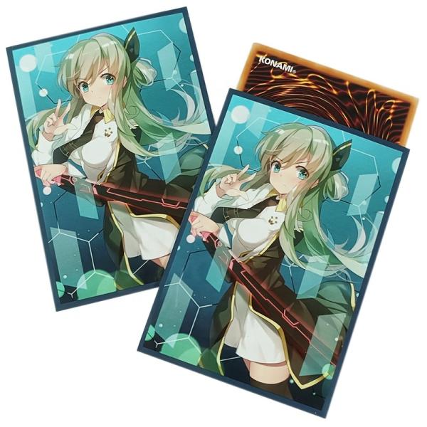 Trading Card Sleeves Protective Matte Printed Trading Card Sleeves Anime Girl