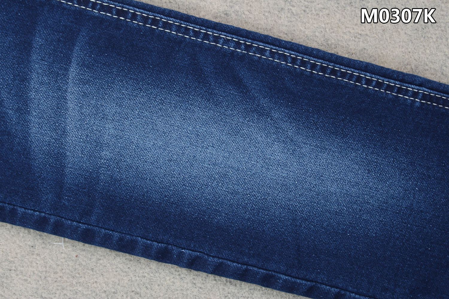 8.3 Oz Light Weight Fake Knitting Denim Fabric Super Soft Double Layer Jeans Fabric
