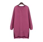 Custom Printed Plus Size Ladies Shirts Women'S Long Sleeve Hoodie Dress