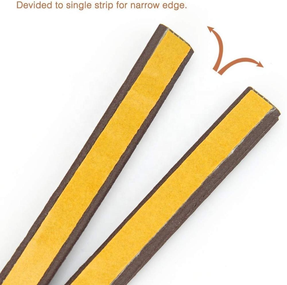 Door Seal D-Type Strip Weather Stripping for Self Adhesive Foam Doors and Windows