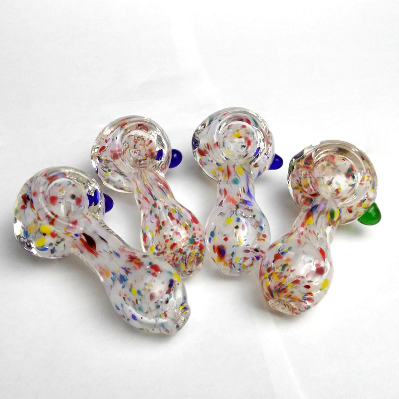 Hand Blown Mini Cute Heady Glass Hand Pipe 2.9 Inch For Dry Herb