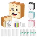 1200mA 3.7V Thermal Portable Mini Inkless Printer Sticker 203DPI