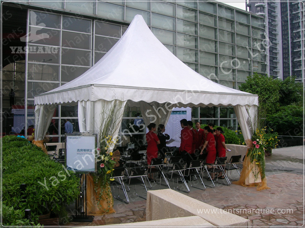 Sunshade High Peak Party Tent Gazebo Canopy With Transparent PVC Windows