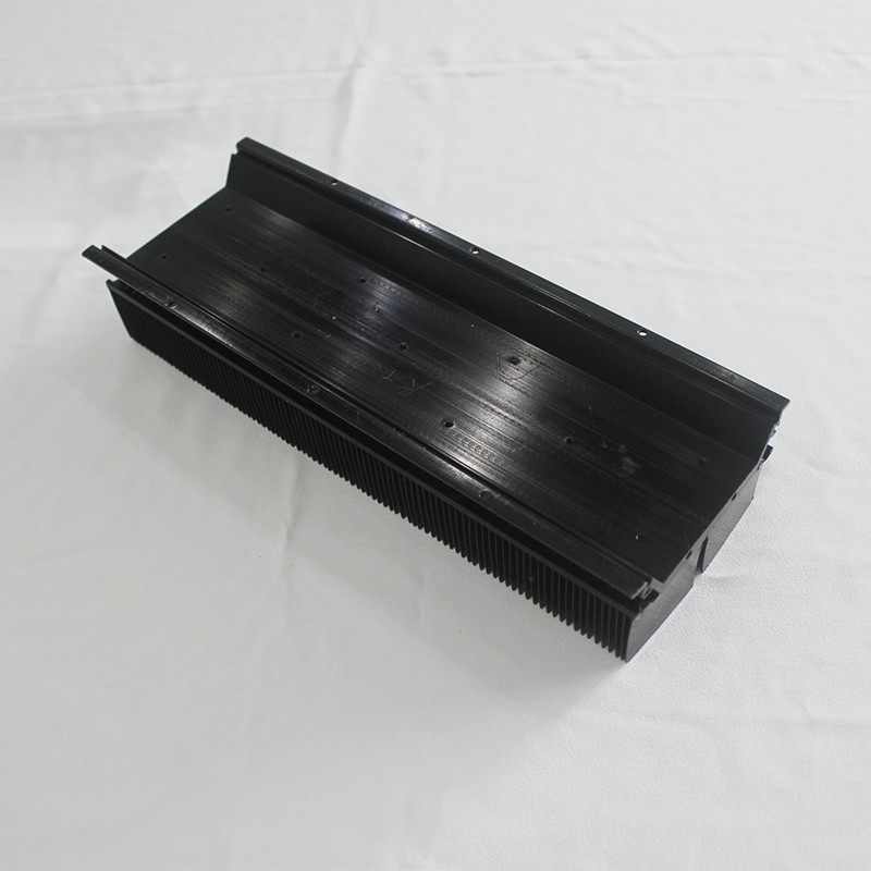 Black Anodized Al6063 Skived Fin Heat Sink For CNC Machine Anti Corrosion