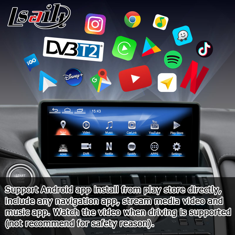 Lexus NX200t 10.25 Touch Screen upgrade Hexa Processor Android Auto Wireless Carplay