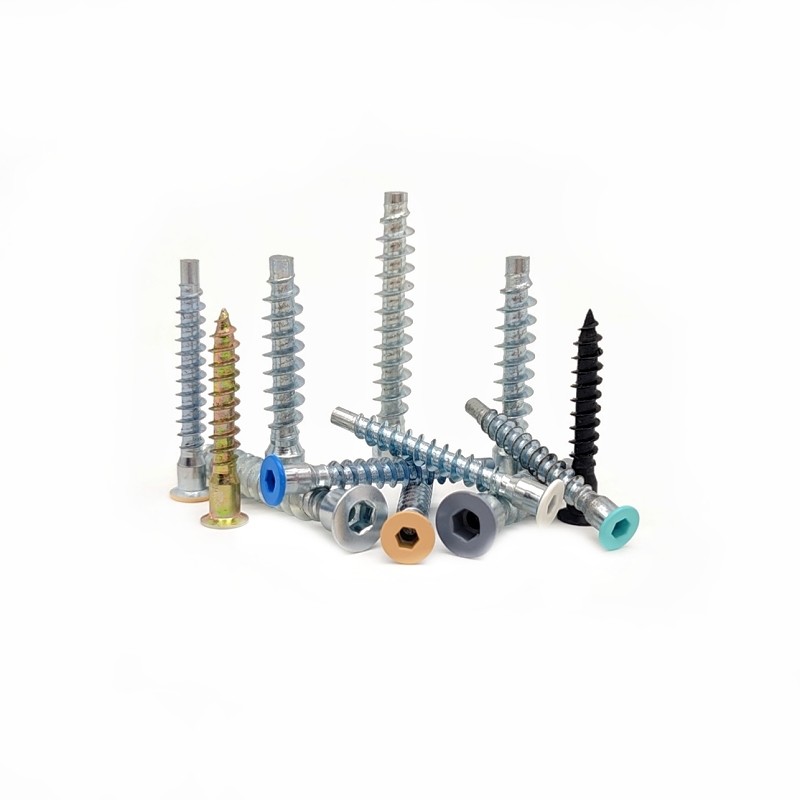 Countersunk Wooden Cabinet Screws Self-Tapping 2.9mm M6*50 M7*28 Flat Head Hexagonal Self-Tapping Screws