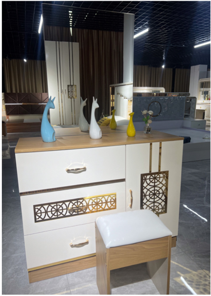 Luxury Modern King Size designer bedroom furniture Wood MDF PU Leather Material