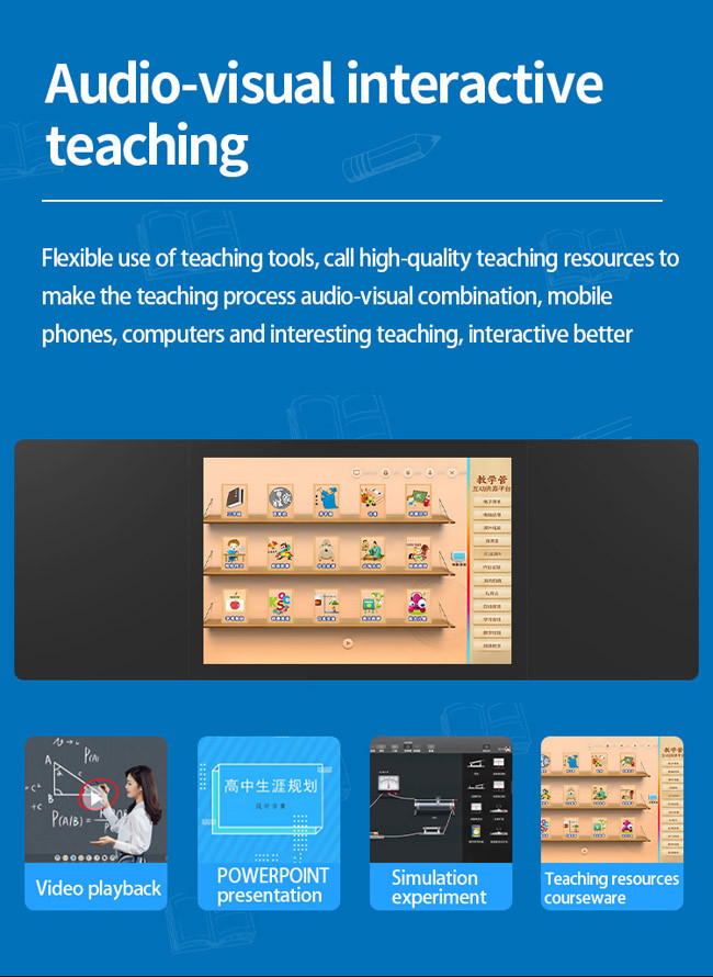 256G 512G Smart Nano Blackboard CNAS 86 Inch Touch Screen TV