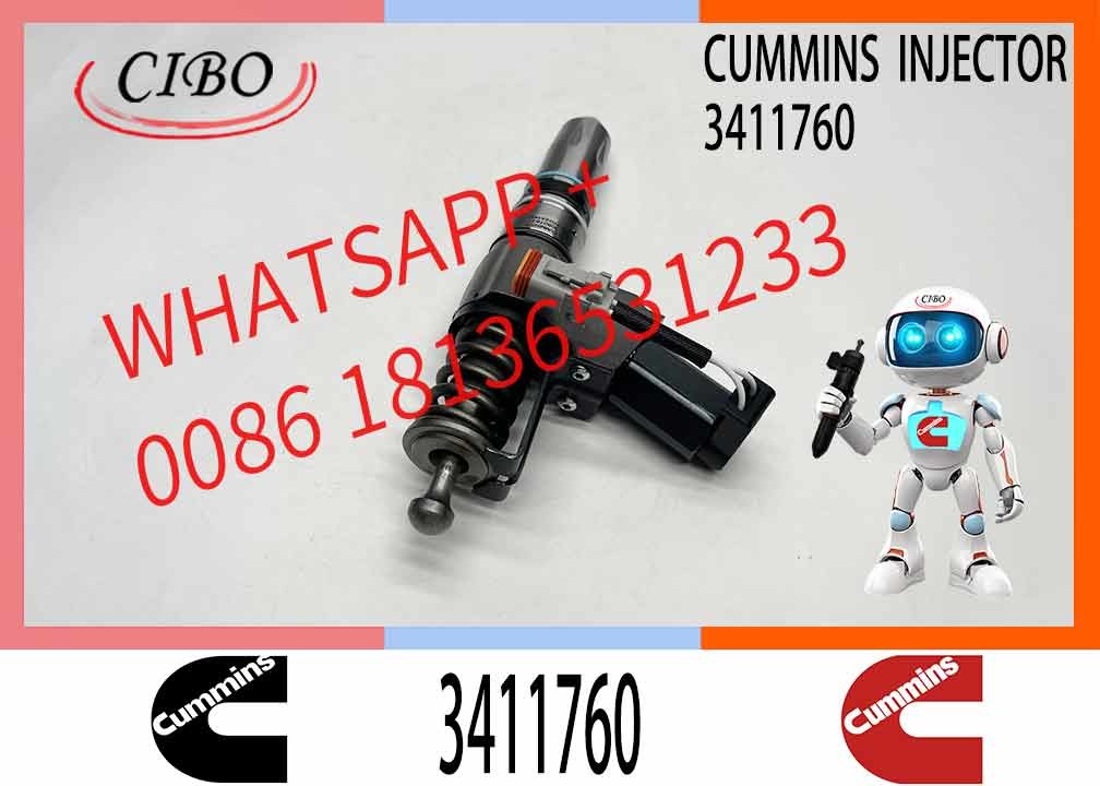 N14 ISM11 QSM11 M11 Auto Engine Fuel System Fuel Injector 3411766 3411753 3411760 for cummins