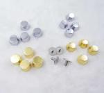 Studs MetalPurse Feet Nailhead Round Flat Head Stud For Purse Handbag Feet Flat