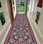 3D Printed Flower And Geometric Commercial Floor Mat Entrance Corridor Stairway