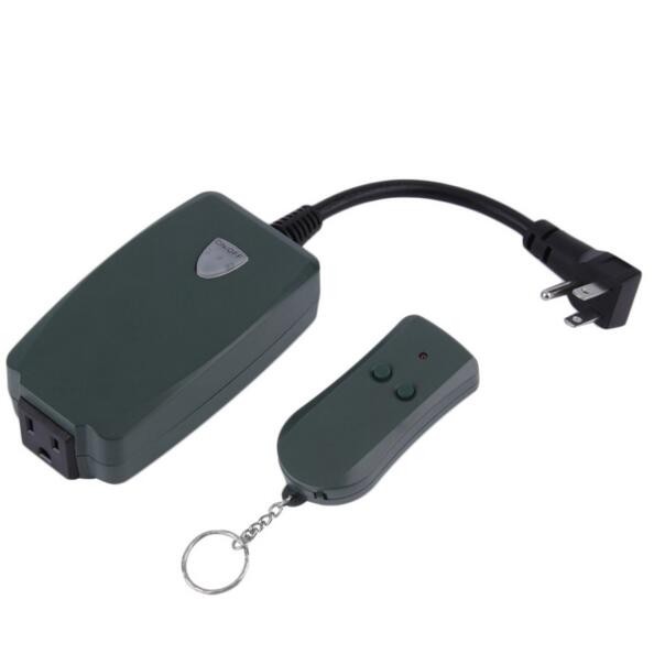 USA type Outdoor Remote Control Outlet Wireless Light Switch Socket US Plug Waterproof US Plug[Smart Electronics] Wholesale