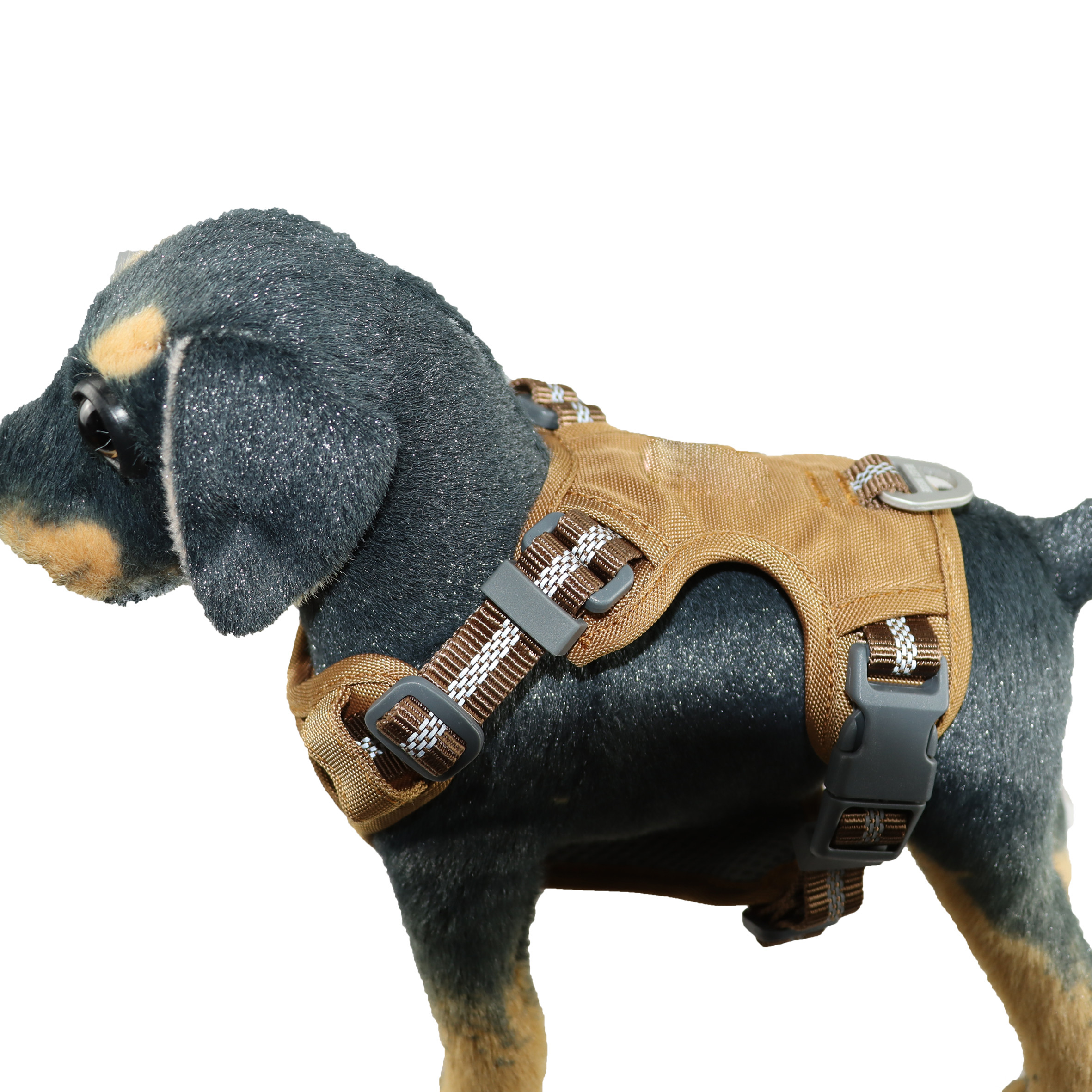 Collection Pet Dog Harnesses Set No Escape Outdoor Dog Harness With Metal Buckles 12inch