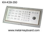 Anti - vandal Industrial Metal Kiosk Keyboard with Laser Trackball , dustproof