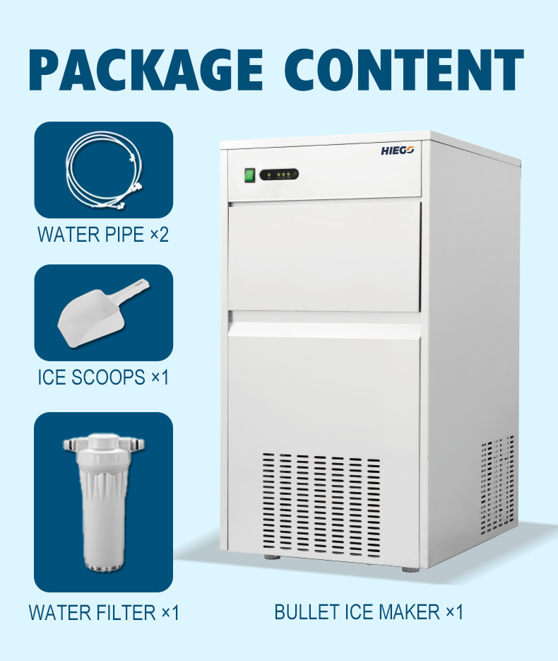 25kg Small Nugget Ice Maker Under Counter Economic Portable Ice Nugget Machine