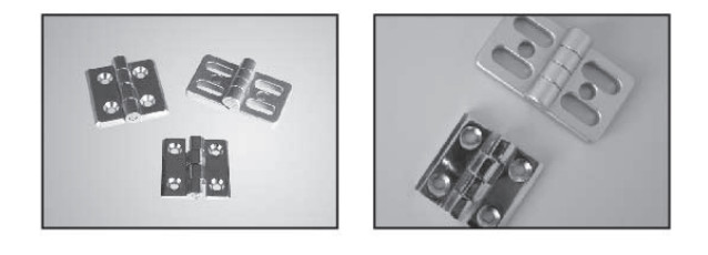Zinc Alloy Black Industrial 180 Detachable Door Hinges