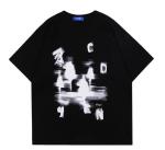 Small Quantity Garment Manufacturer Men'S Short Sleeve Loose Fashion Cotton Drop