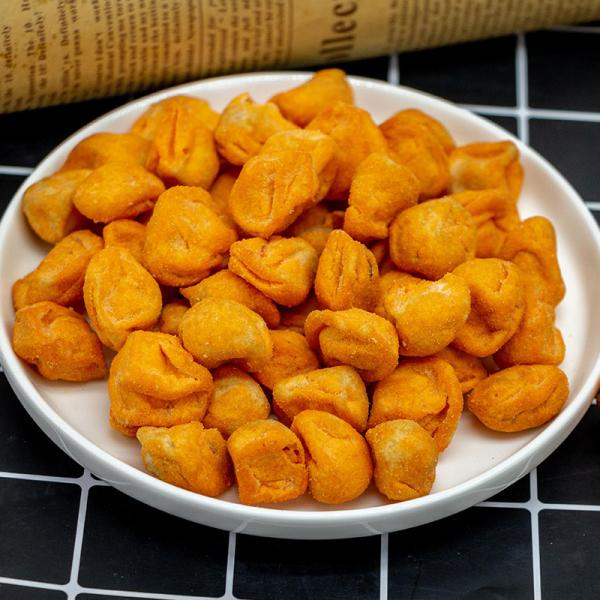 Hot Sell Chili Plum-shaped Roasted Peanut Crackers Spicy Crunchy Coated Peanuts