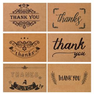 China CMYK Pantone Color Custom Card Printing Game Kraft Paper Thank You Cards on sale