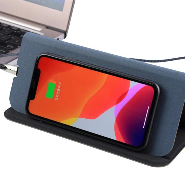 Wholesale Custom Logo High Quality Folding Super Thin Pu Leather Fast Wireless