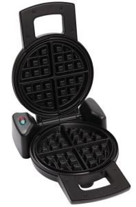 Wholesale Black Color 1000W Flip Waffle Maker With Stainless Steel Decorative Panel from china suppliers