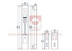 Stainelss Steel Elevator Lop Cop Panels , Senven Segment Dispaly Elevator Lop