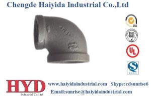 Wholesale Elbow 90 NPT thread malleable iron pipe fitting cast iron UL factory from china suppliers