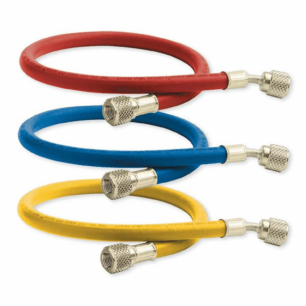 60" Inch Premium Flexible Refrigerant Hose with Anti - blow Back Fitting